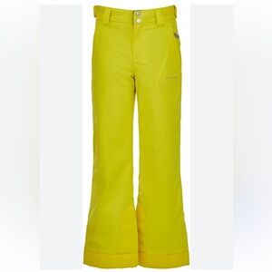 NEW Spider Big girl insulated Snow pants size 18 yellow